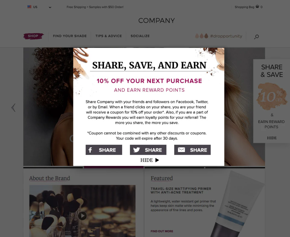 screenshot of Annex Cloud Loyalty Experience Platform
